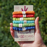 Rainbow Pack — The Piña Everyday Hair Tie™ 6 Pack
