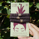 Espresso — The Piña Everyday Hair Tie™ 3 Pack