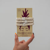 Vanilla - The Piña Everyday Hair Tie® 3 Pack